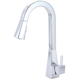 i3 Single Lever Pull-Down Kitchen Faucet Polished Chrome