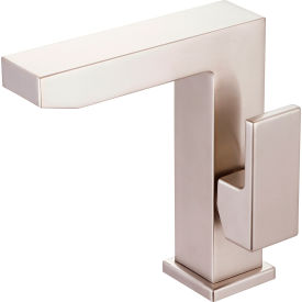 Single Lever Bathroom Faucet with Pop-Up PVD Brushed Nickel