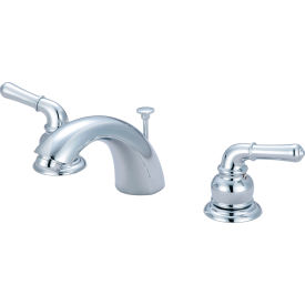 Two Handle Bathroom Widespread Faucet with Pop-Up Polished Chrome