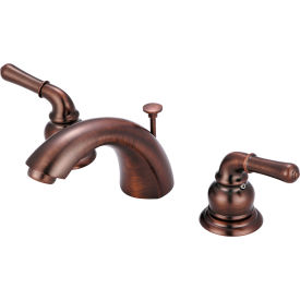 Two Handle Bathroom Widespread Faucet with Pop-Up Oil Rubbed Bronze