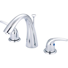 Two Handle Bathroom Widespread with Pop-Up Faucet Polished Chrome
