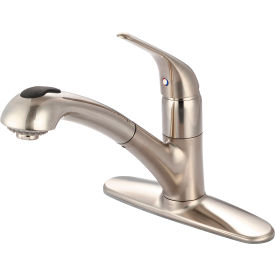 Legacy Single Lever Pull-Out Kitchen Faucet PVD Brushed Nickel