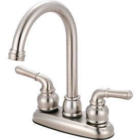 Two Handle Bar Faucet PVD Brushed Nickel