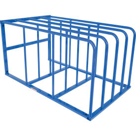 Welded Steel Standard Sheet Rack, 50" x 84" x 44", 1,500 Lb. Capacity, Blue