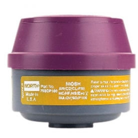 Combination Gas and Vapor Cartridges, 75SCP100L, 2/Pk