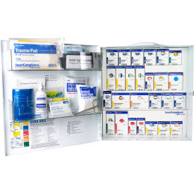 First Aid Only SmartCompliance Large Metal First Aid Cabinet w/o Medications, ANSI