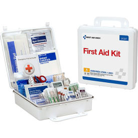 First Aid Kit, 50 Person, ANSI Compliant, Class A, Plastic Case