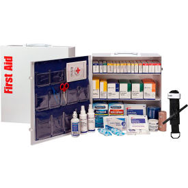 3 Shelf First Aid Cabinet, 100 Person, ANSI Compliant, Class B