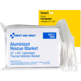 Emergency Blanket, 52" x 84", 1 Per Bag