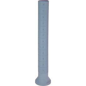 Millenia Post, 50"H, Polymer, Gray