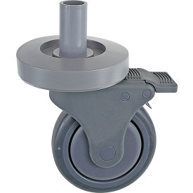 Millenia Caster Kit, Set Of 4 Swivel Casters, Donut Bumper and Stem Adapter
