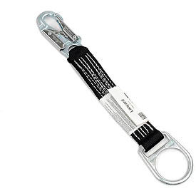 D-Ring Extension, 18" Snap Hook & D-Ring, 8928-Z7/18INBK