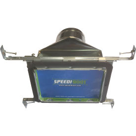 Straight Register Vent Boot w/ Adj. Hangers 6" X 8" X 6"
