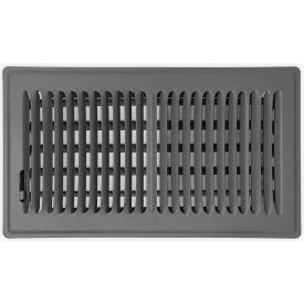 Vent Register With 2 Way Deflection 6" X 10", Storm Gray