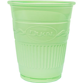 Plastic Drinking Cups, 5 oz., Green, 50/PK, 20 PK/Case