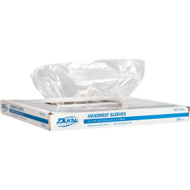 Headrest Sleeves, 11" x 9-1/2" x 2", 250/Box, 4 Box/Case