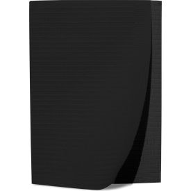 Patient Bibs, 2-Ply Tissue/ 1-Ply Poly, 13" x 18", Black, 125/PK, 4 PK/Case
