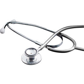 Stethoscope, Dual Head, 22", Grey