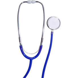 Stethoscope, Single Head, 22", Blue