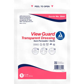View Guard Sterile Transparent Dressings, 6"L x 8"W, 80 Pcs