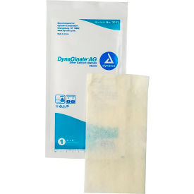 Silver Calcium Alginate Dressing, 4"L x 8"W, 50 Pcs