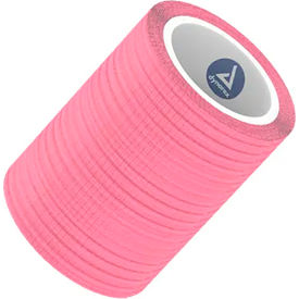 Self Adherent Bandage Rolls, 4"W x 5 yards, Pink, 18 Pcs