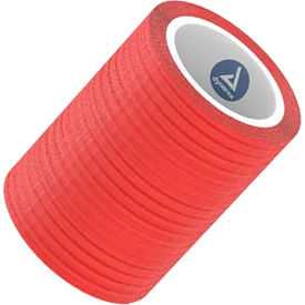 Sensi Wrap Self Adherent Bandage Rolls, 4"W x 5 yards, Red, 18 Pcs