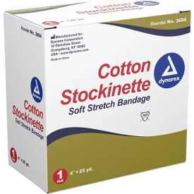 Cotton Stockinette, 4"W x 25 yards, Pack of 4