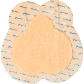 Silicone Bordered Foam Dressing, Heel, 10"L x 9"W, 60 Pcs