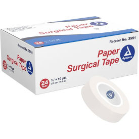 Paper Surgical Tape, 1/2"W x 10 yards, Pack of 288