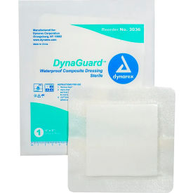 Bordered Waterproof Dressing, 6"L x 6"W, 120 Pcs