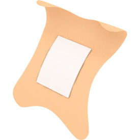 Adhesive Fabric Bandages Four Wing, Sterile 3"L x 3"W, 1200 Pcs