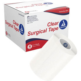 Transparent Surgical Tape, 3"W x 10 yards, Pack of 48