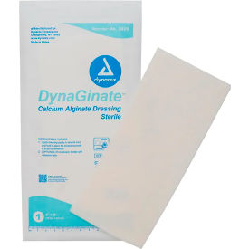 Calcium Alginate Dressing, 4"L x 8"W, 60 Pcs