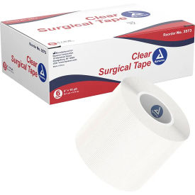 Transparent Surgical Tape, 2"W x 10 yards, Pack of 72