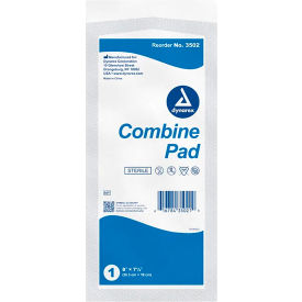 Combine Pads, Sterile, 1/Pouch, 8"W x 7-1/2"L, 240 Pcs