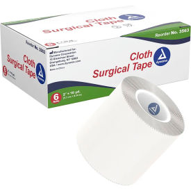 Cloth Surgical Tape, 2"W x 10 yards, Pack of 72
