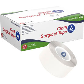 Cloth Surgical Tape, 1"W x 10 yards, Pack of 144