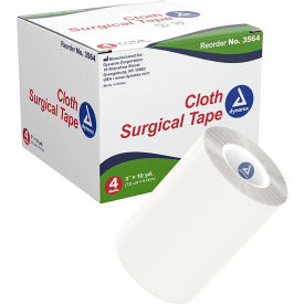 Cloth Surgical Tape, 3"W x 10 yards, Pack of 48