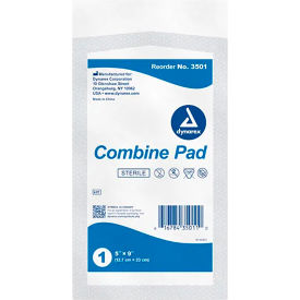 Combine Pads, Sterile, 1/Pouch, 5"W x 9"L, 400 Pcs