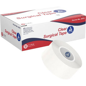 Transparent Surgical Tape, 1"W x 10 yards, Pack of 144