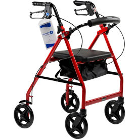 Quad 8 Aluminum Rollator with 7.5" Wheels