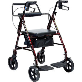 DynaGo Duo Transport Rollator, Black