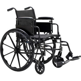S4 X Lite Wheelchair, Flip Desk Arm & Foot Rest, 18"W Seat