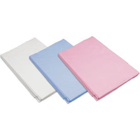 2-Ply Tissue Drape Sheets, 60"L x 40"W, White, Pack of 100