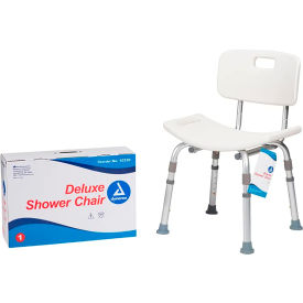 Deluxe Shower Chair with Back, Single Pack