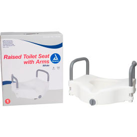 Raised Toilet Seat With Arms, Pack of 3