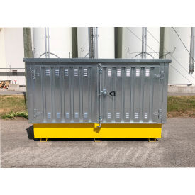 Ultra-Twin IBC Hard Top, Steel Model, Silver/Yellow