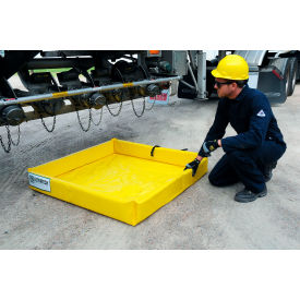 Ultra-Mini Foam Wall Berm, 5' x 5' x 6", Yellow