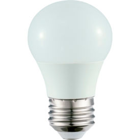 LED Refrigerator Light Bulb 5-1/2W, 40K, 450 Lumens, Medium Base, Dimmable, Frosted, 6-Pack